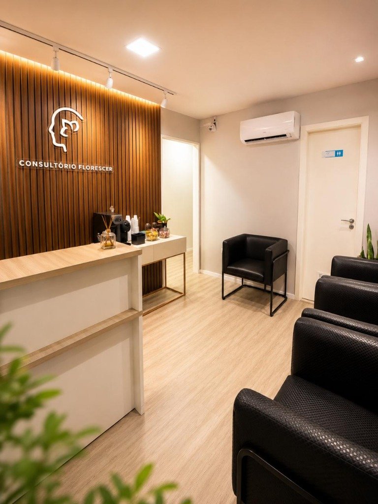 Recepção da Clínica Florescer